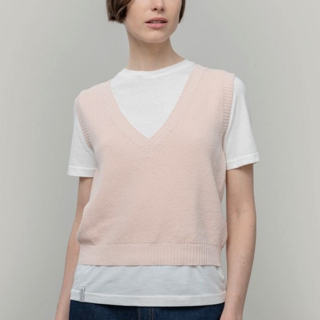 Gilet cotone rigenerato Elodie