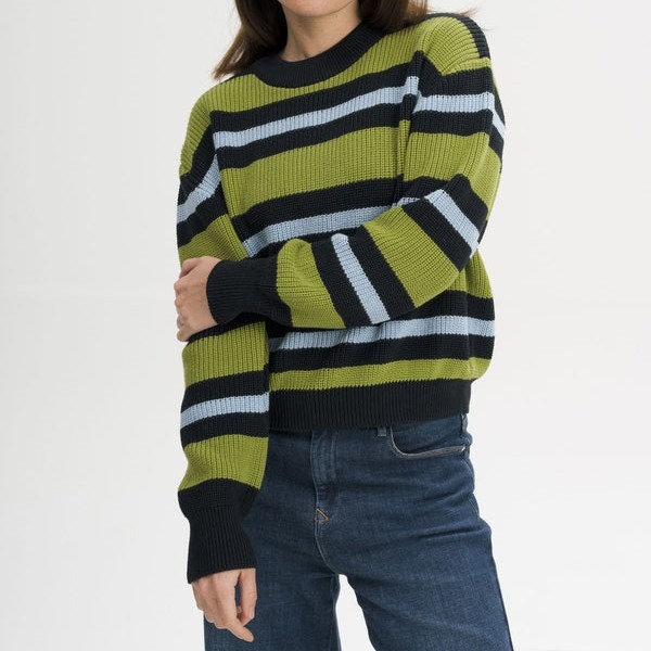 Maglione girocollo donna cotone biologico